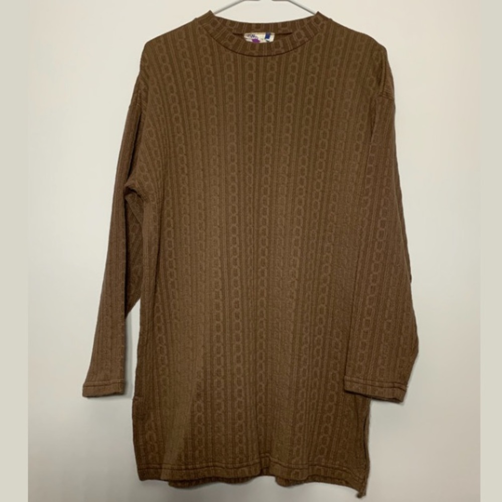 Brown Long Sleeve Top/Dress